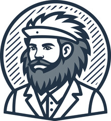vector illustration of a pirate skull