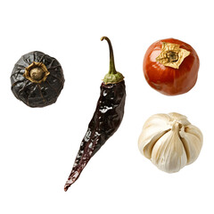 spices on transparent