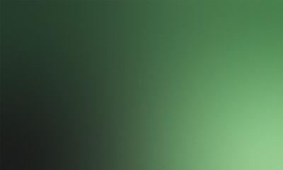 Abstract Gradient Background with Noise Texture in Shades of Green and Black new 2025 trendy grainy...