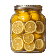 A jar of lemon 
