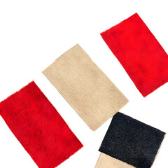 red leather cover
