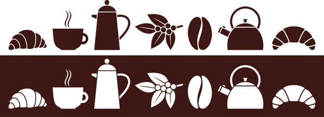 Coffee logo. Isolated coffe on white background