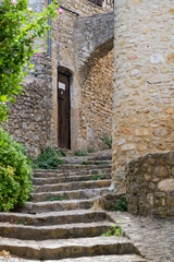Escalier de Mirmande dans la Drôme