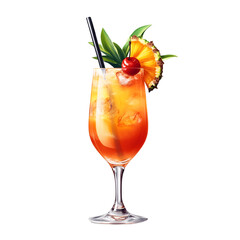 orange juice in glass