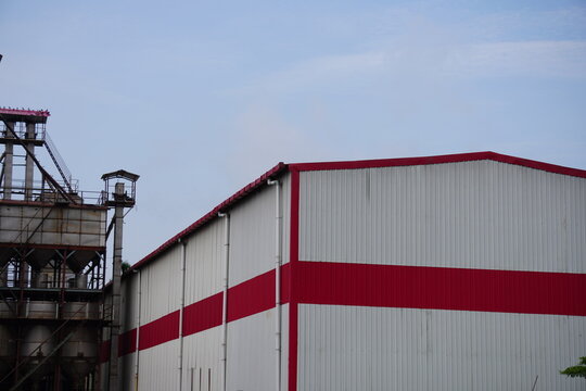 Pre-engineered building which is a type of structure built using prefabricated components