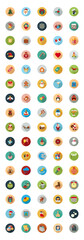 Flat Christmas and Holiday Icons Set | Festive Winter Vector Collection