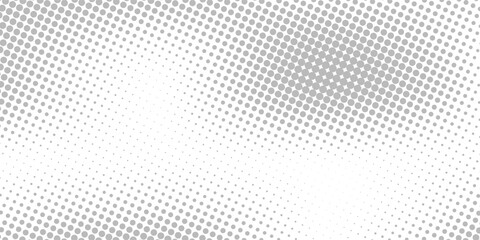 Set of halftone dots gradient pattern texture isolated on white background. Straight dotted spots using halftone circle dot raster texture. Vector blot half tone collection.