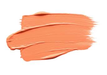 peachy pink cosmetic swatch photography for beauty product marketing
