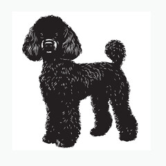 dog silhouette vector