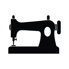 Vintage Sewing Machine Silhouette