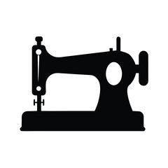 Vintage Sewing Machine Silhouette