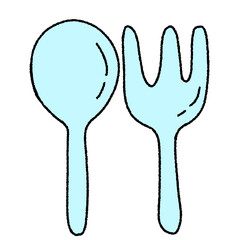 Fototapeta premium spoon and fork