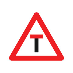 No Through Road Sign vector illustration on transparent background.