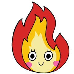 funny cartoon fire