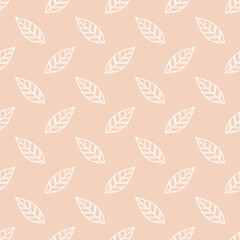 seamless pattern with leaves