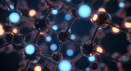 electronic circuit board with processor, close up of a circuit board