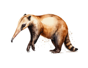 Giant Anteater in Front View – Wild Nature Animal with Unique Nose and Sharp Claws