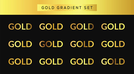 Gold Gradient Set
