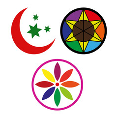 vector illustration of an abstract colorful background