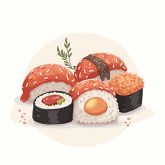 Cute Sushi Very Delicious Design