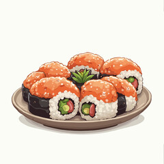 Cute Sushi Very Delicious Design