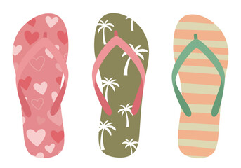flip flops vector illustration