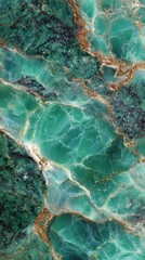Fototapeta premium Rich green marble with intricate patterns showcasing natural beauty and texture