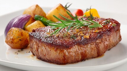 lamb chops with potatoes