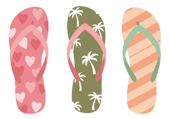 flip flops vector illustration