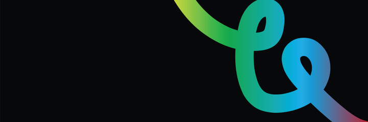  Wave Design Elements for Backgrounds, Patterns, Posters, and Banners. Wavy Rainbow Ribbon.