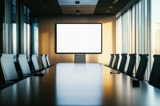 empty conference room