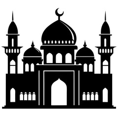 Clean Islamic Architecture Silhouette