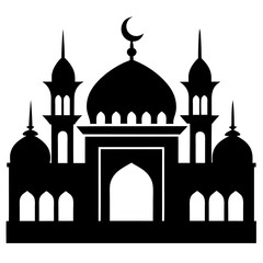 Clean Islamic Architecture Silhouette
