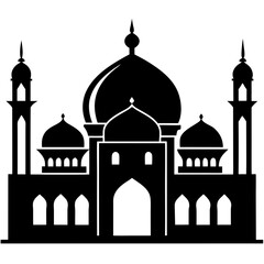 Clean Islamic Architecture Silhouette