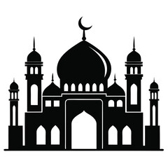 Clean Islamic Architecture Silhouette