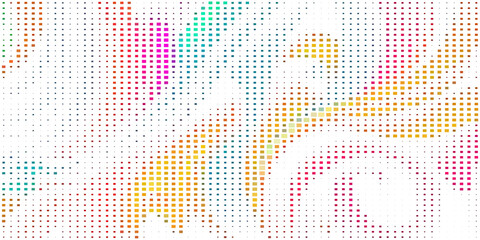 Fototapeta premium Seamless geometric colorful pattern. Modern ornament with stars. Geometric abstract pattern