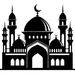 Clean Islamic Architecture Silhouette