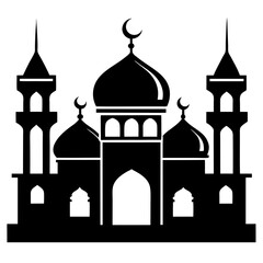 Clean Islamic Architecture Silhouette