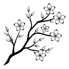 branch of cherry tree