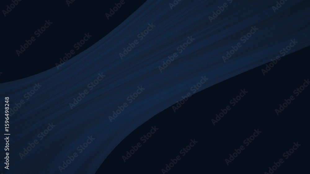 Poster abstract background with cold air flow from light effect with blue rays. blue wind blows waves of fr