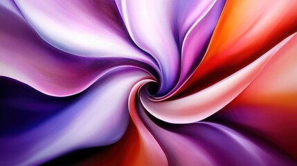 Abstract swirling colorful fabric design with vibrant hues