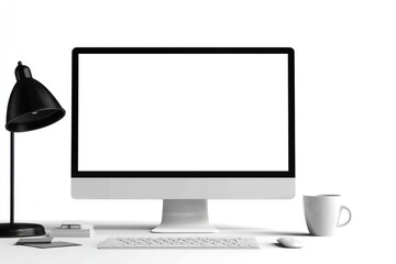 Fototapeta premium Minimalist workspace mockup (1)