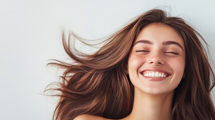 Fototapeta premium happy young woman