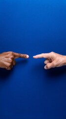 Pointing Hands in Modern Setting