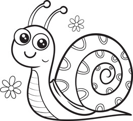 snail cartoon character