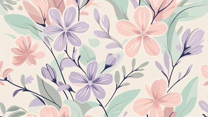 Pastel Floral Pattern