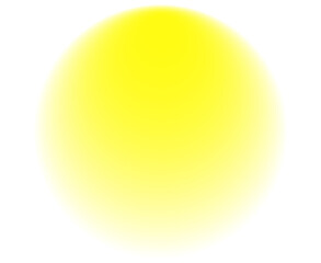 High resolution yellow gradient glows with soft blurred edges. Isolated PNG file with transparent background. Vibrant gradient glow. Trendy overlay for modern poster, header or design element.