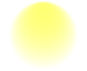 High resolution yellow gradient glows with soft blurred edges. Isolated PNG file with transparent background. Vibrant gradient glow. Trendy overlay for modern poster, header or design element.