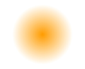 High resolution orange gradient glows with soft blurred edges. Isolated PNG file with transparent background. Vibrant gradient glow. Trendy overlay for modern poster, header or design element.