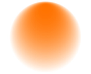 High resolution orange gradient glows with soft blurred edges. Isolated PNG file with transparent background. Vibrant gradient glow. Trendy overlay for modern poster, header or design element.